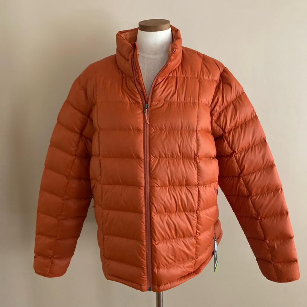 REI 650 down jacket, women’s 2xl orange